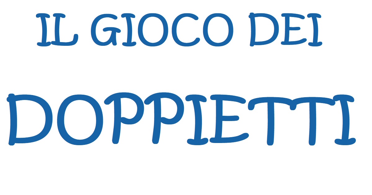 il gioco dei doppietti